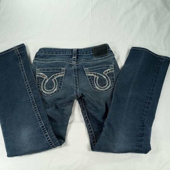 Big Star Liv style women's 27R vintage mid rise stretch bootcut jean 5 pocket - Picture 2 of 16